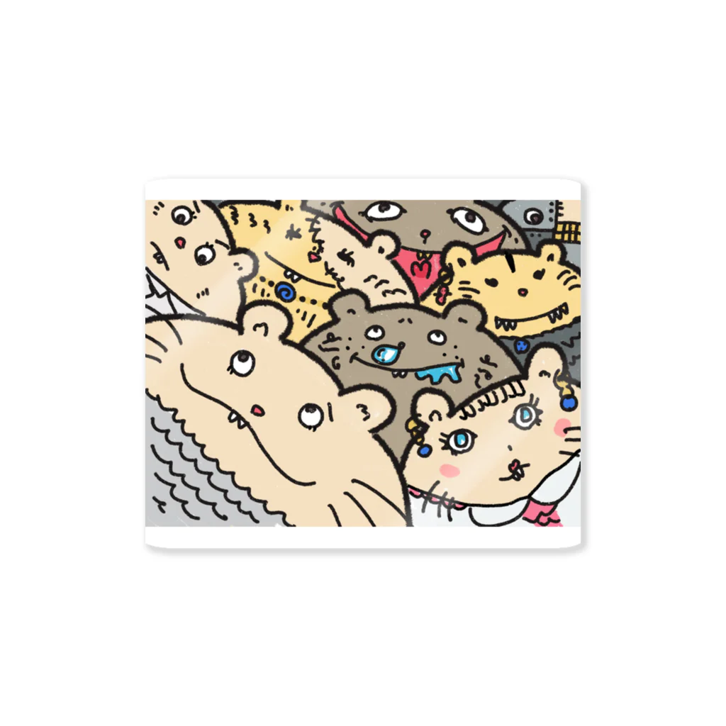 だだーん。のはむはむねずみ Sticker