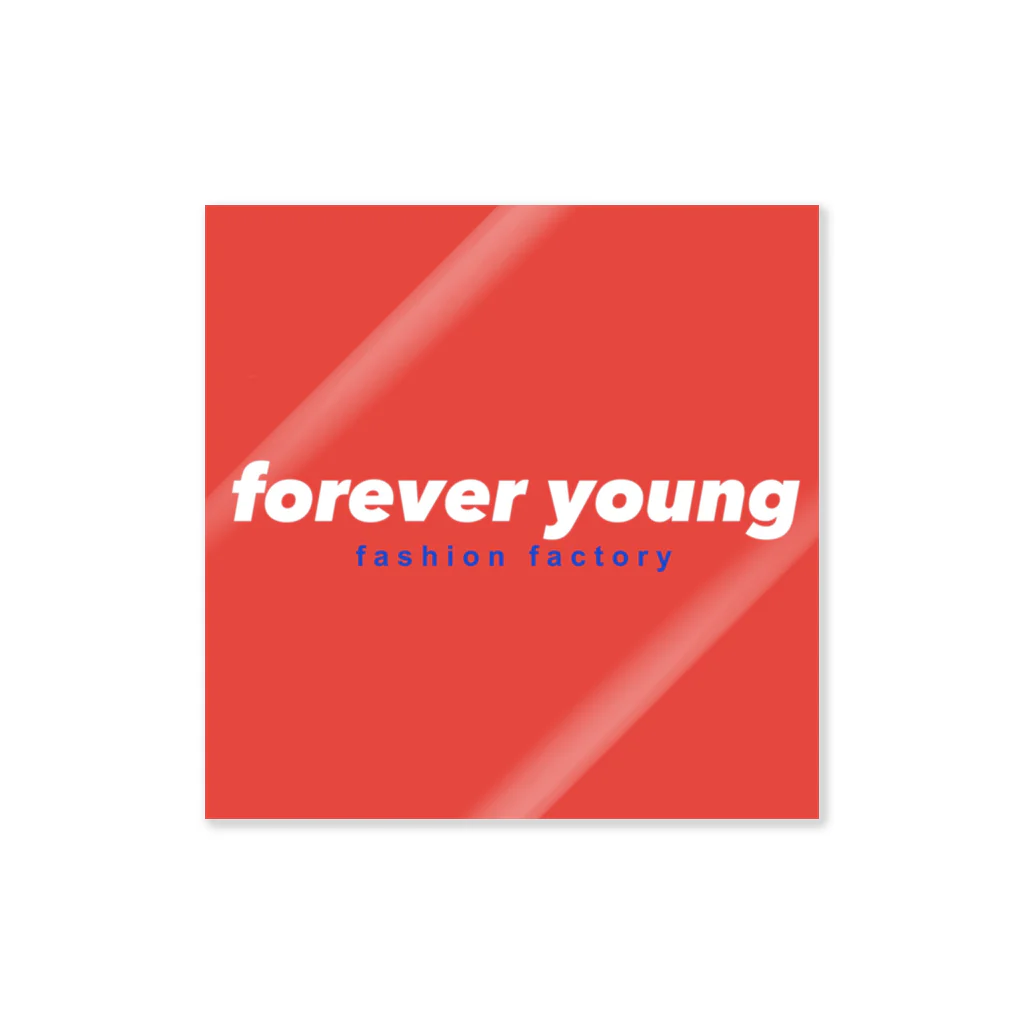 me®︎のforever young ステッカー