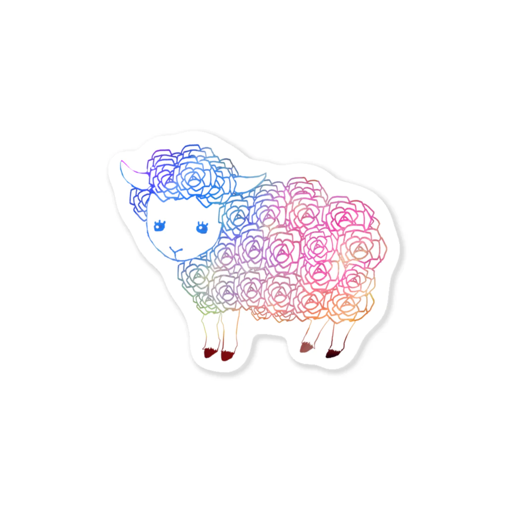 山口桜樰のハナヒツジ Sticker