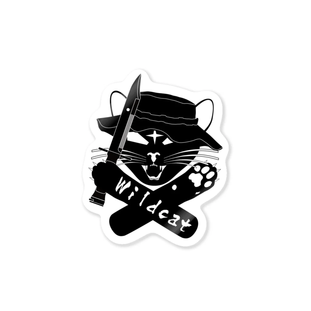 Y.T.S.D.F.Design　自衛隊関連デザインのwildcat Sticker