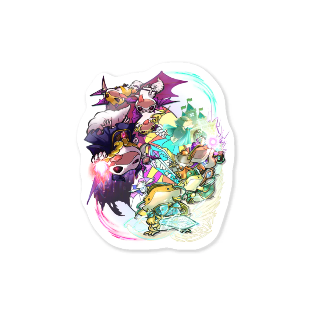 はちゅまみれSHOPのはちゅファンタジーRPG 集合ver. Sticker