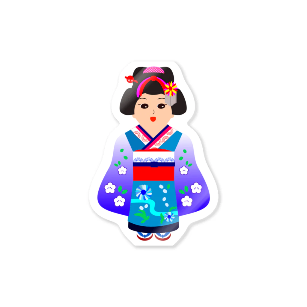 エフリリーカのJapanese Doll B Sticker
