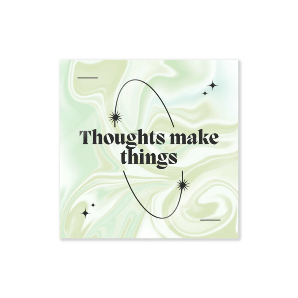 nico nico shopの🪄Thoughts make things✨ ステッカー