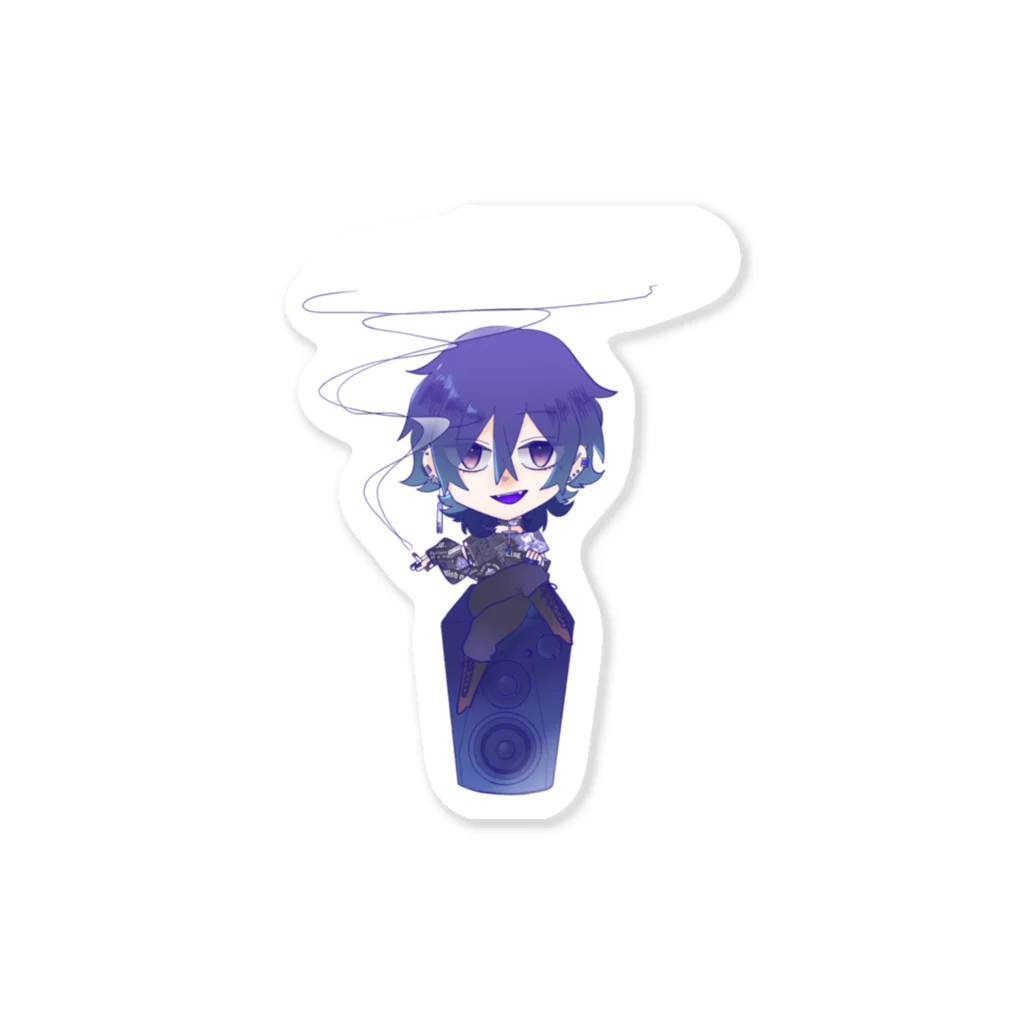 x💜x紫安音あるふぁx💜xの煙 Sticker