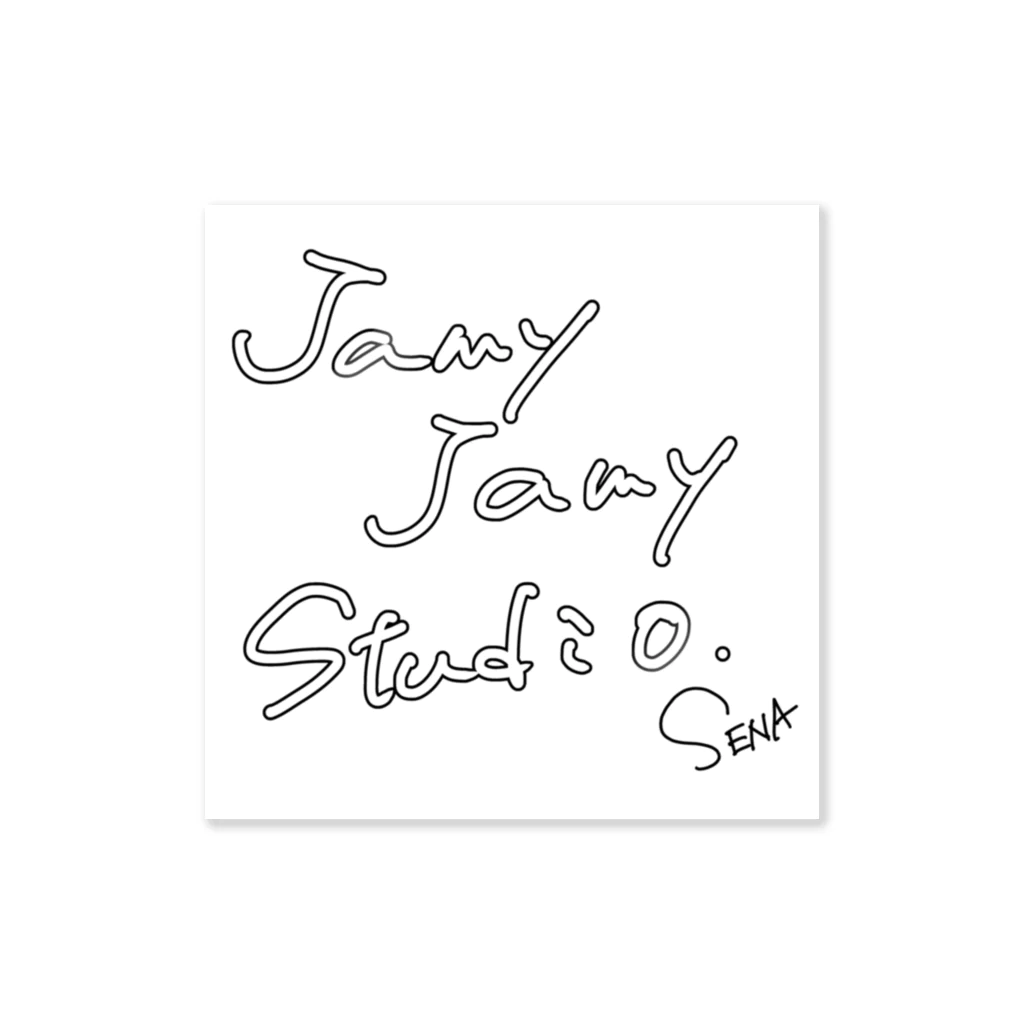 JamyJamyStudioの【おねだり価格1100】JamyJamyStudio公式ロゴアイテム ステッカー