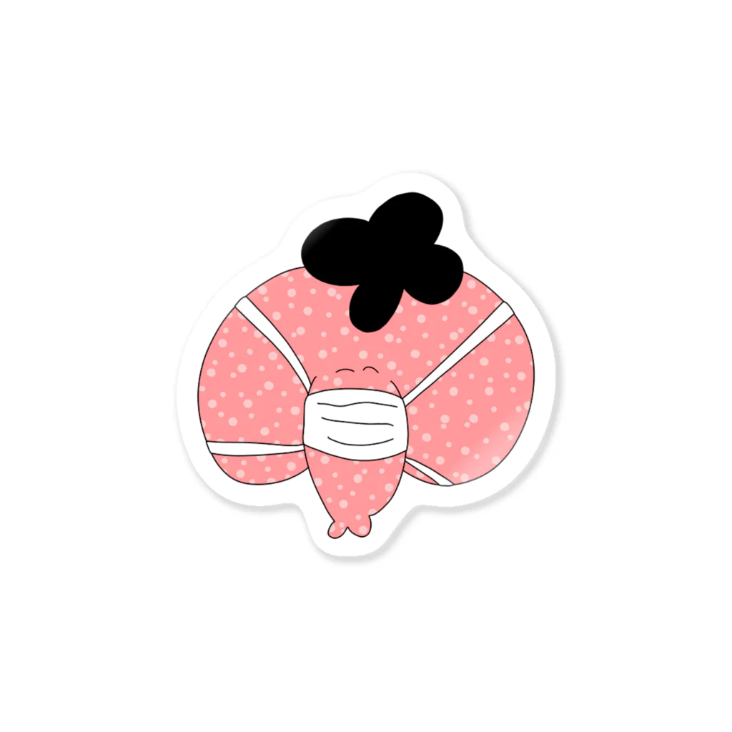 ＜PityG＞のマスクペニーちゃん Sticker