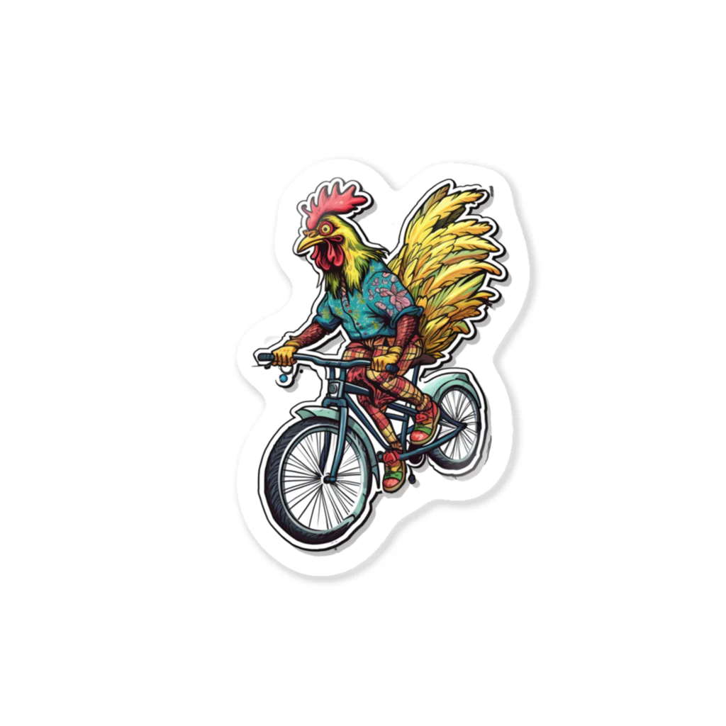 クジラレモンの自転車泥棒 Sticker