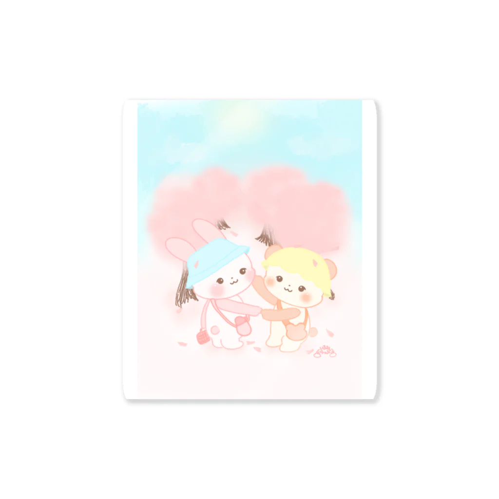 イルミとラップのイルミとラップ　お花見 Sticker