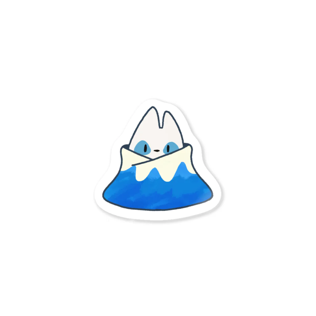 Kabunekochan_storeのカブネコちゃんステッカー（富士山Ver.） Sticker