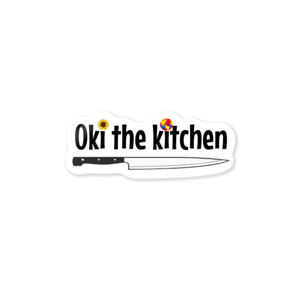 wrap. CollaborationのOki the kitchen ステッカー