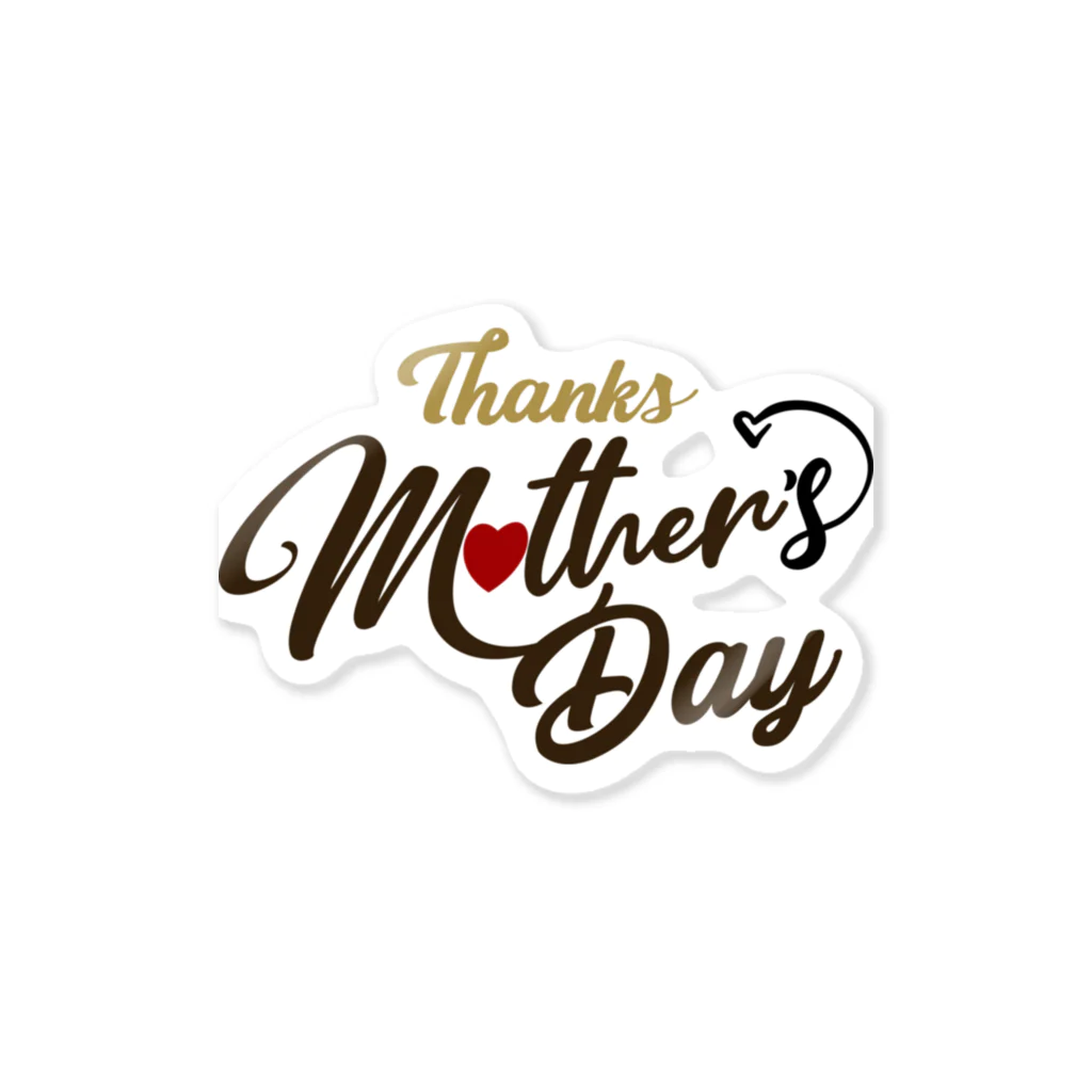 t-shirts-cafeのThanks Mother’s Day Sticker