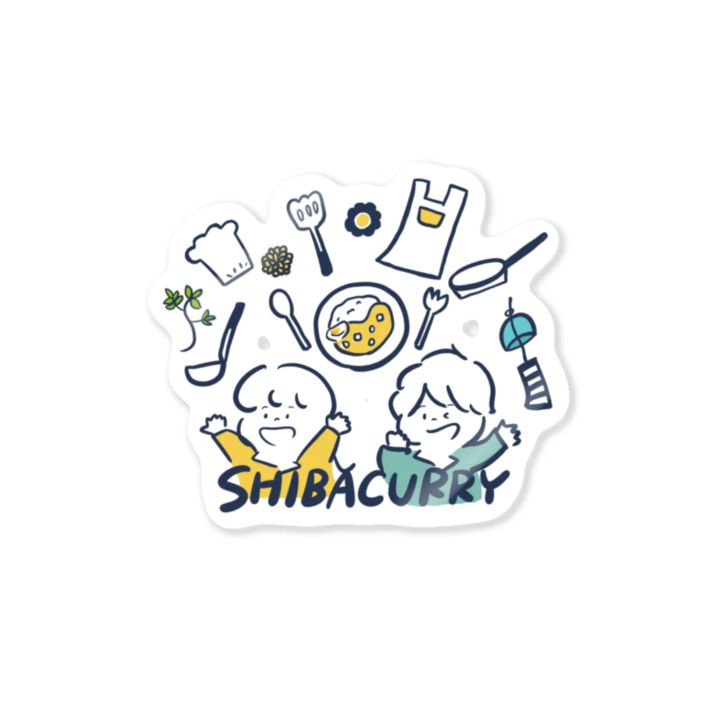 SHIBA CURRY グッズのSHIBA CURRY Sticker