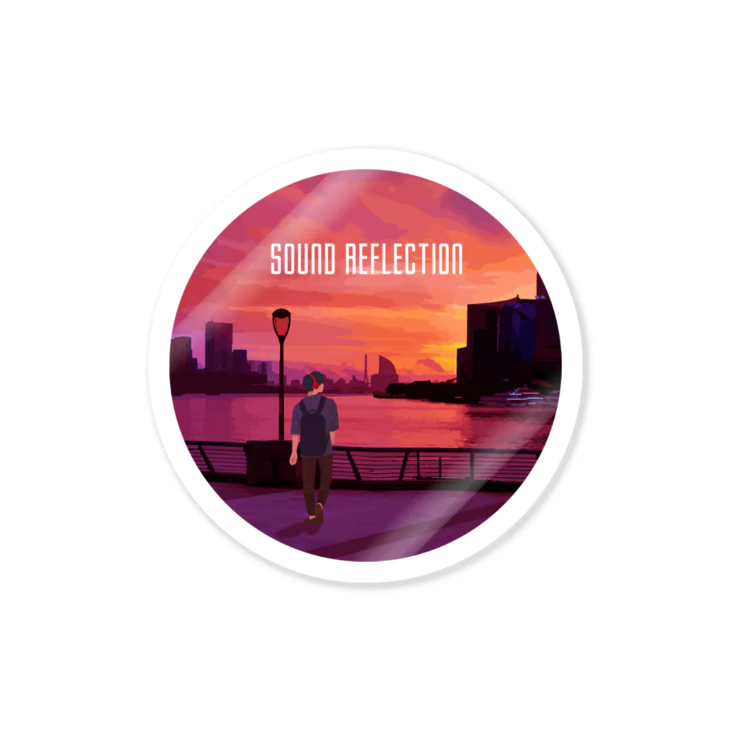 杜若 Tojaku｜Sound ReflectionのSound Reflection | SENTIMENTAL ステッカー