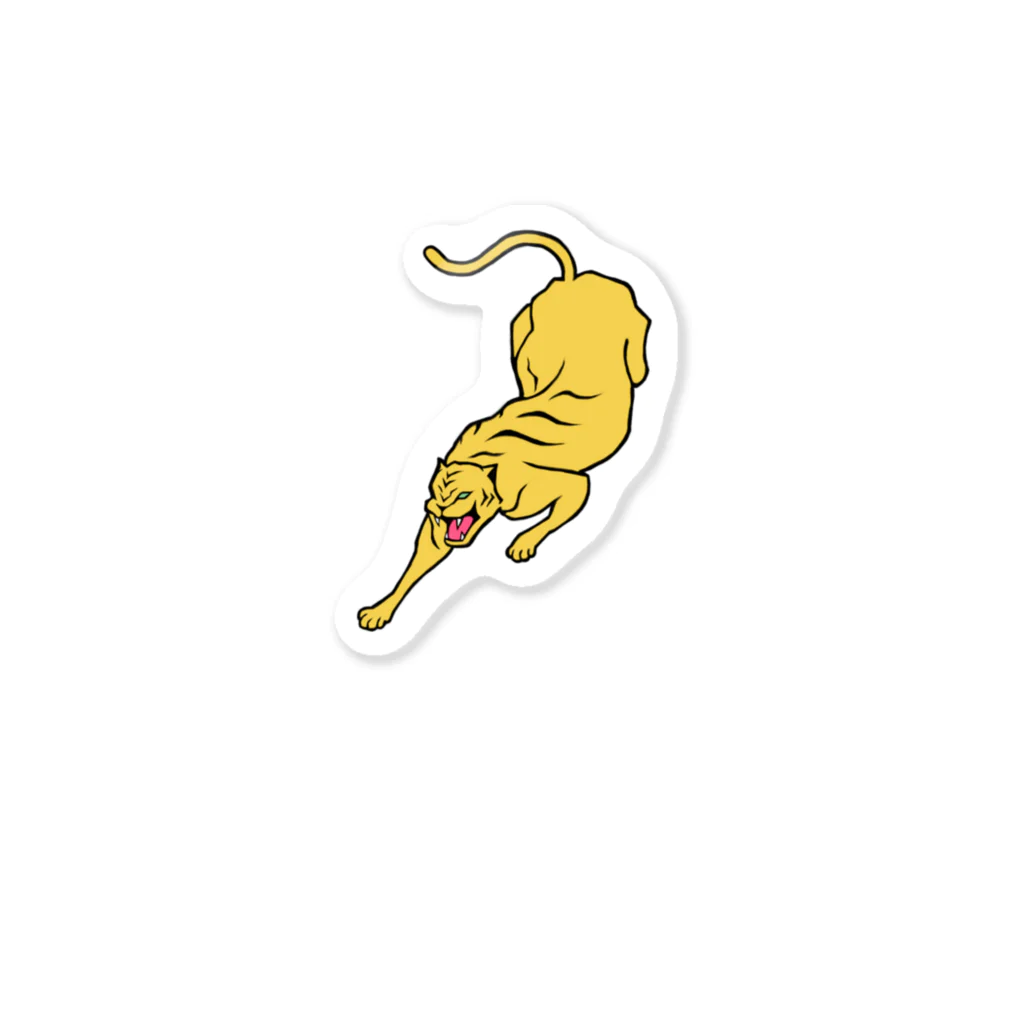 ねこさんショップのタイガー Sticker