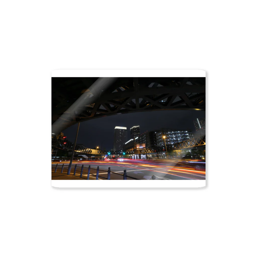 nokkccaの光跡 - Junction Light trail - Sticker