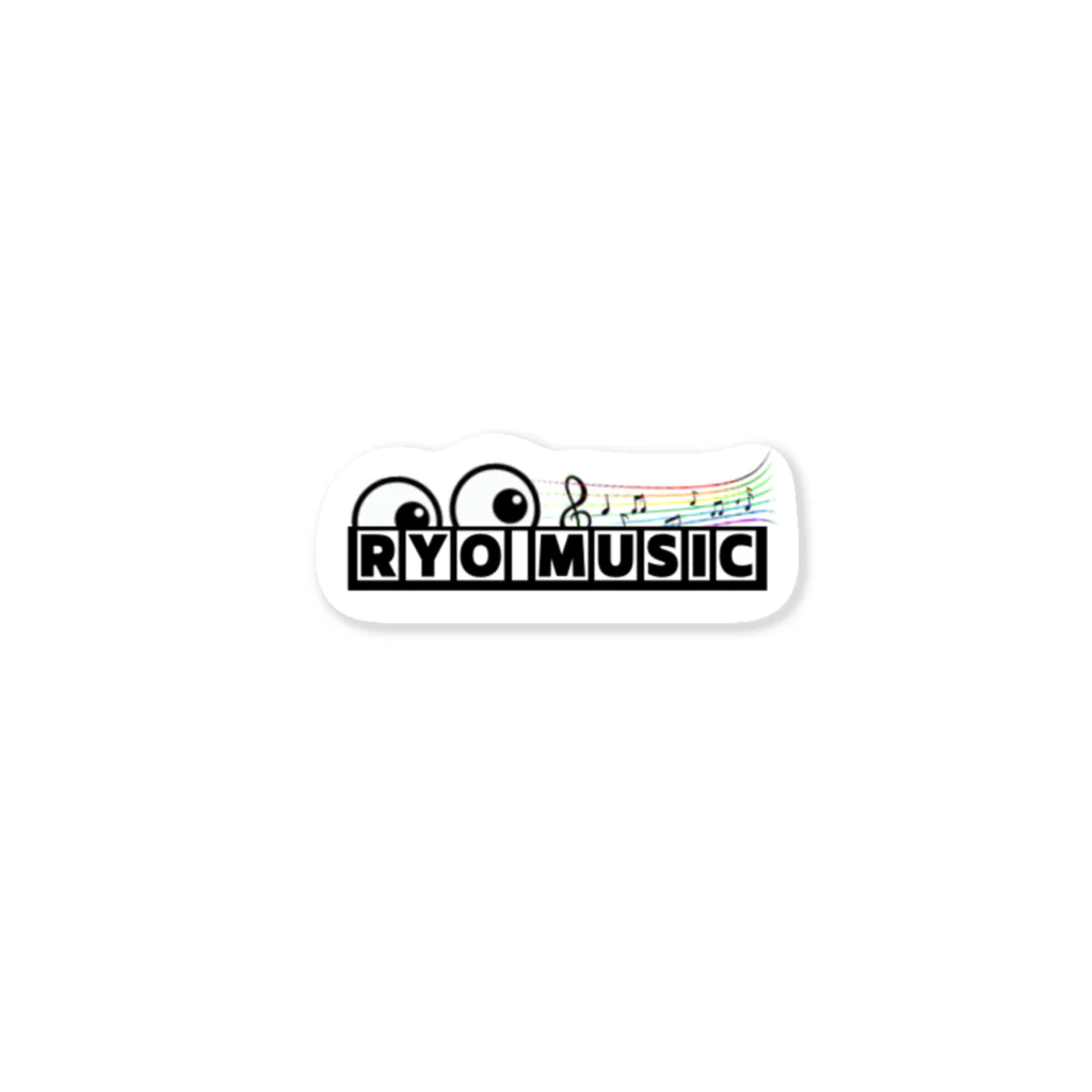 RYO MUSIC SHOPのRYO MUSIC ロゴステッカー ステッカー