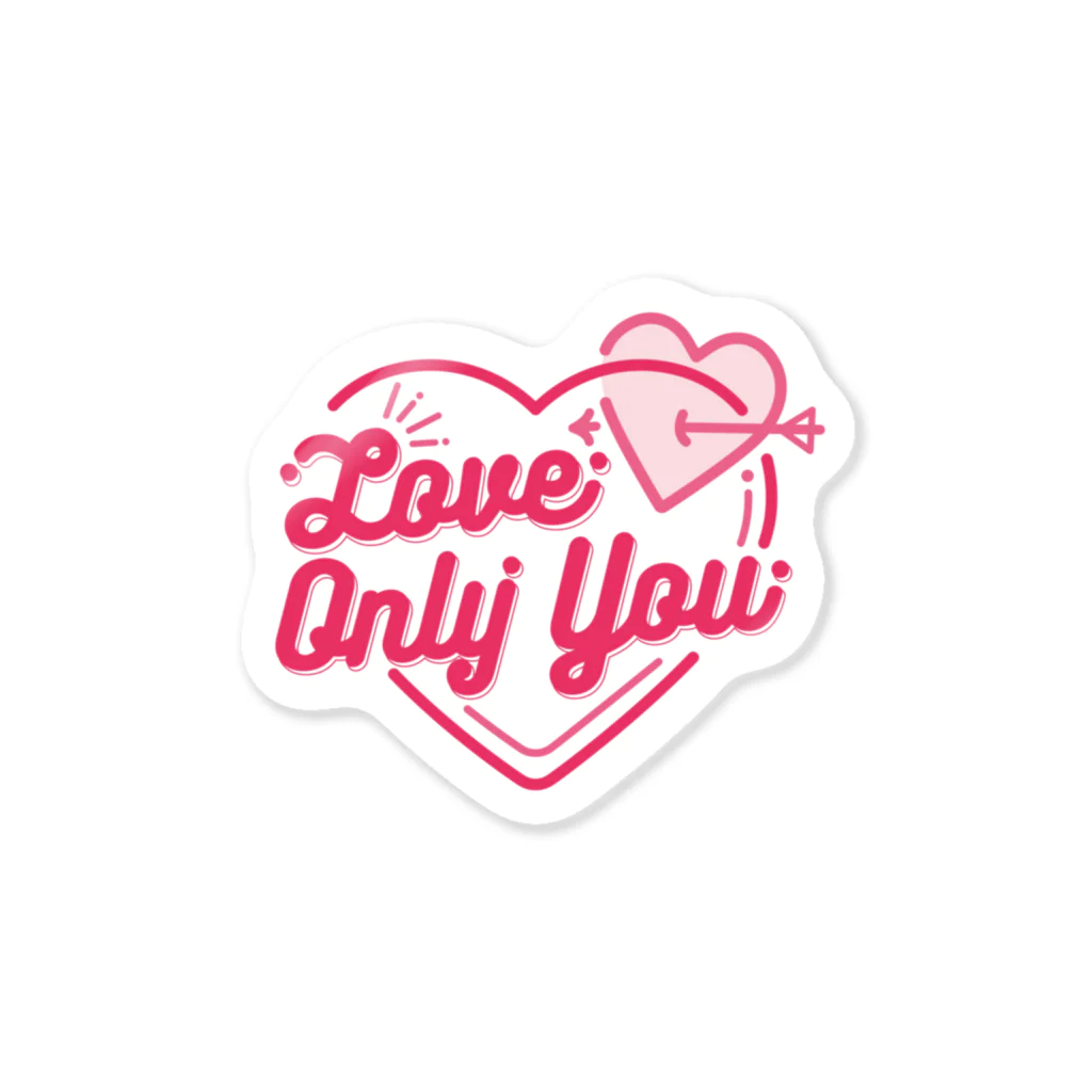 恋愛しんふぉにーの「Love ♥ Only You」ステッカー ステッカー