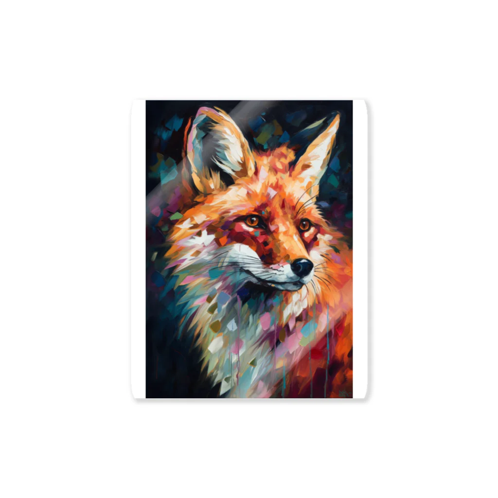 Atelier Tama＠スマホケース販売中！の02 Fox-Hunting Sticker