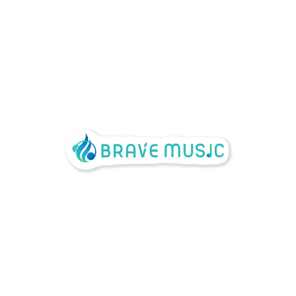 BRAVE MUSICのBRAVE MUSIC ステッカー