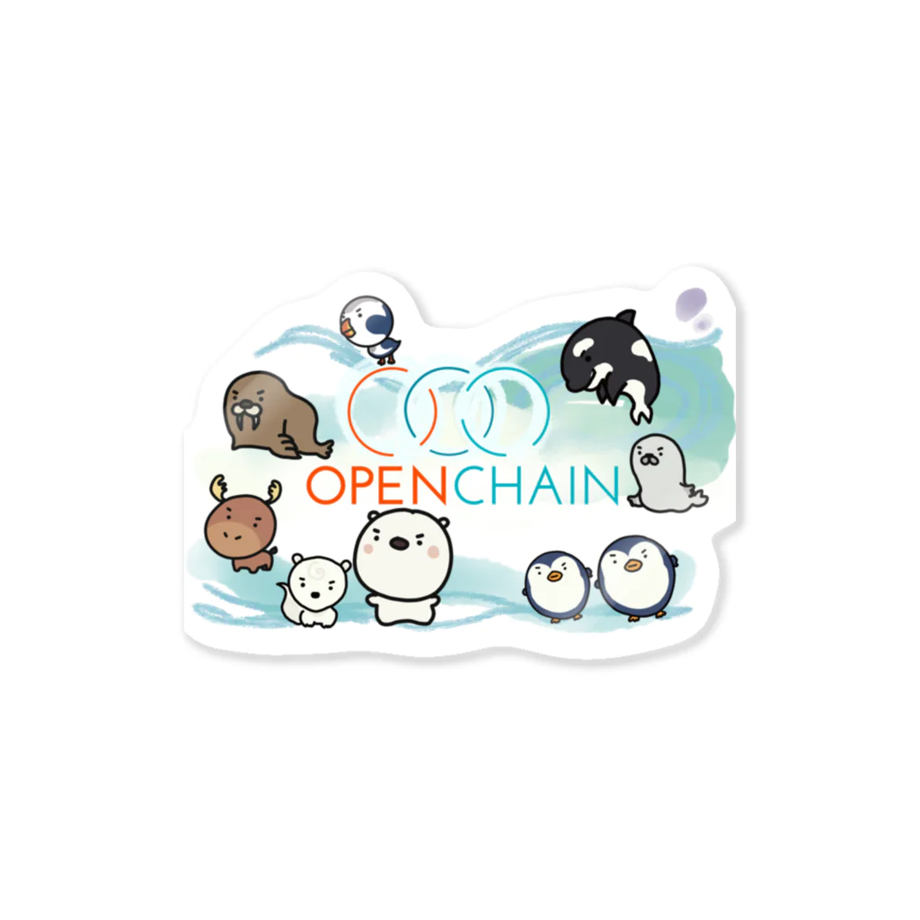 Official OpenChain StoreのOpenChain 2023 Mascot Collection! ステッカー