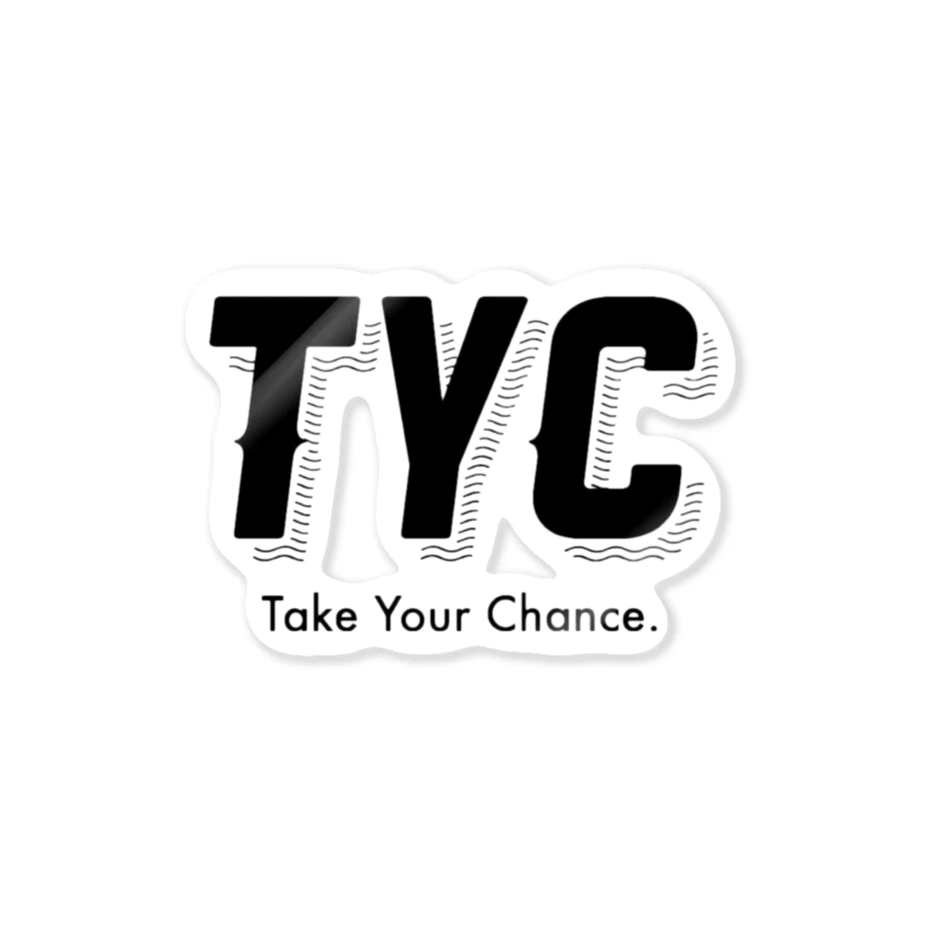 TYC☺︎(Take Your Chance!)のTYCスポーティーロゴ ステッカー