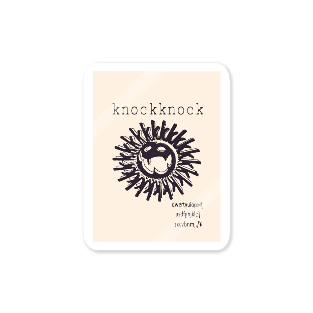 BAMBINERDSのknock knock ステッカー