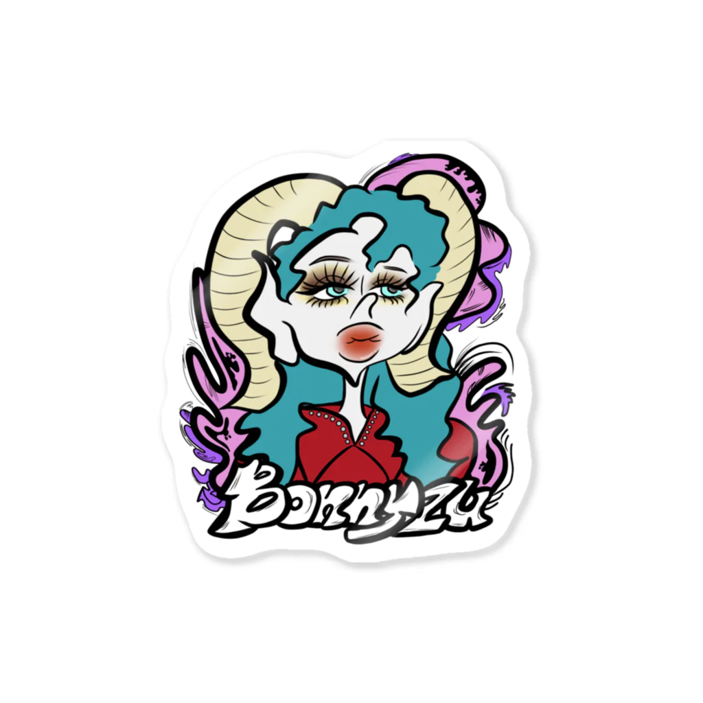 BonnyzuのBonnyzu_girl_001 Sticker