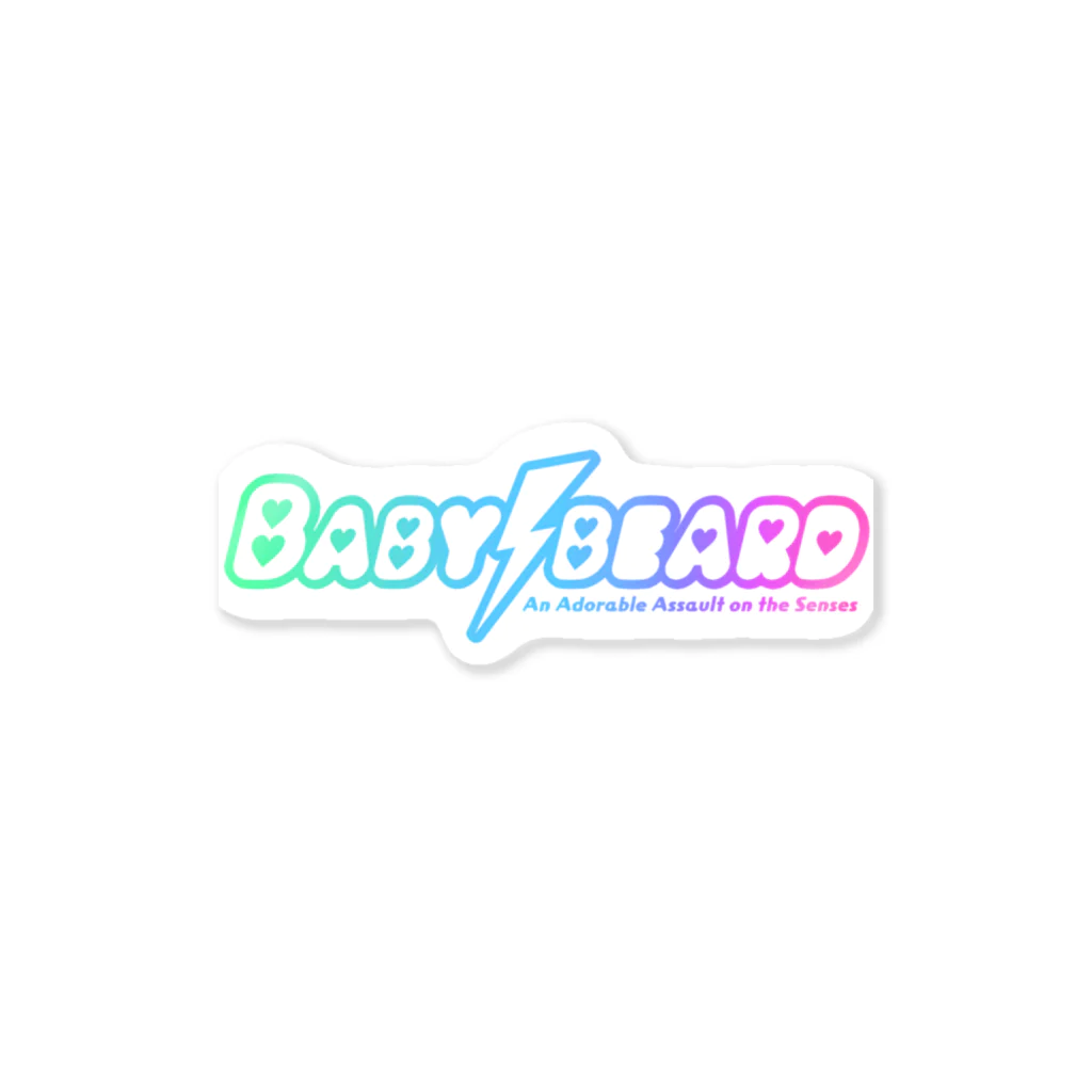 BABYBEARDのBABYBEARD Official LOGO(color) ステッカー