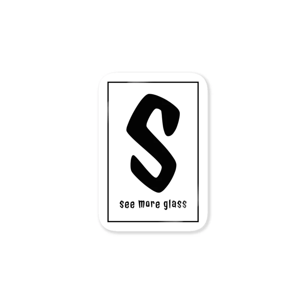 seemoreglassのS   Sticker