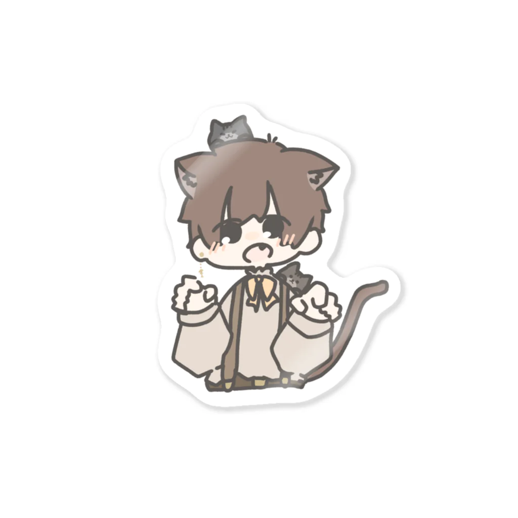 Machiakariのねこ街 Sticker