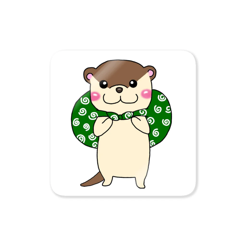 カワウソちゃんのお店の泥棒カワウソ Sticker