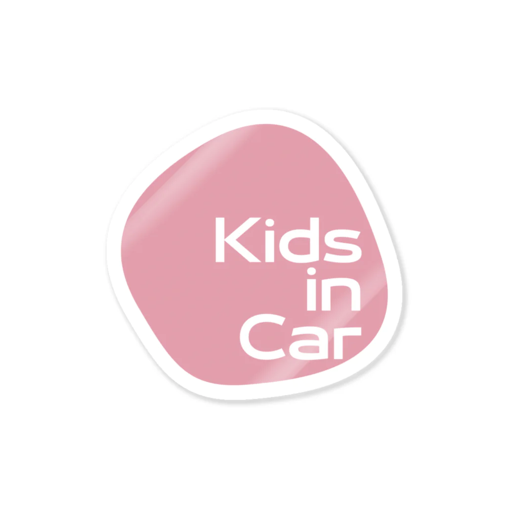 まゆログ-キッチンのkids in carステッカー Sticker