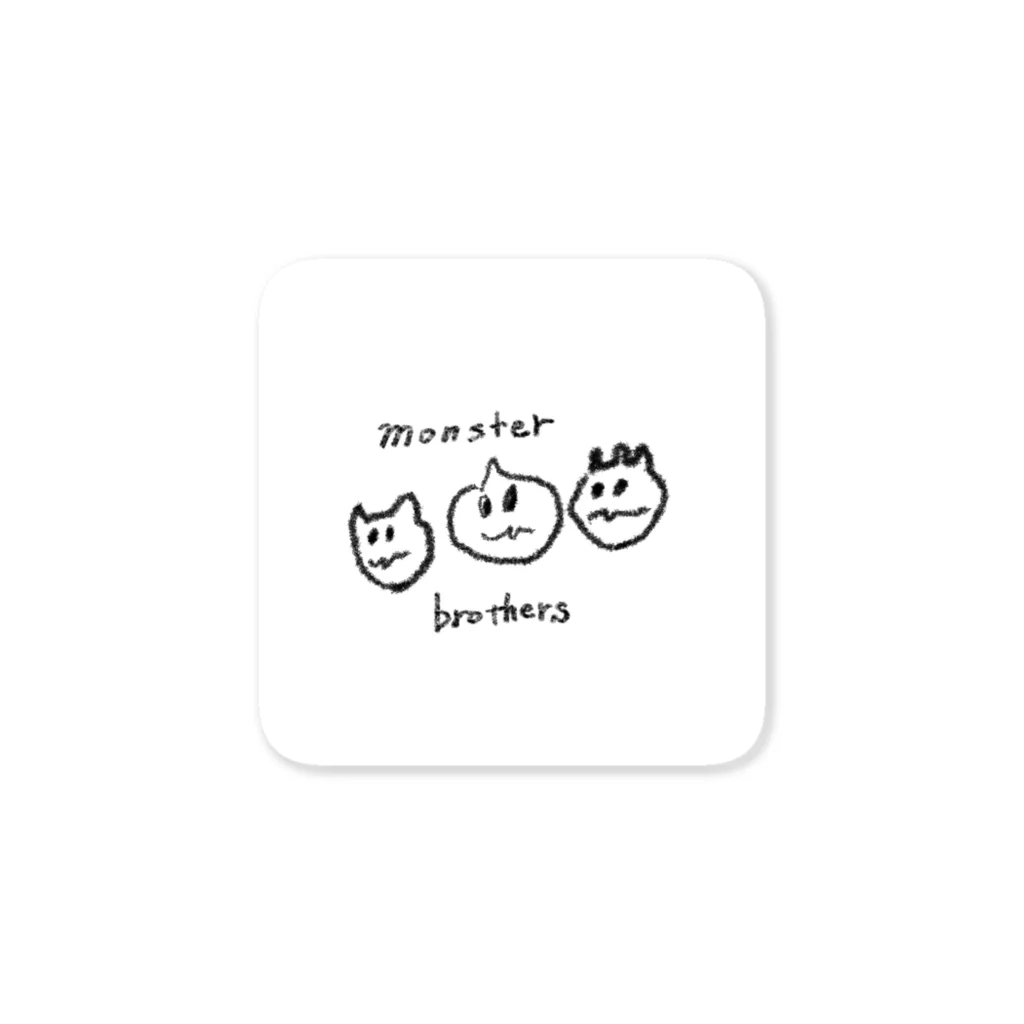 pyon飯店のmonster brothers Sticker