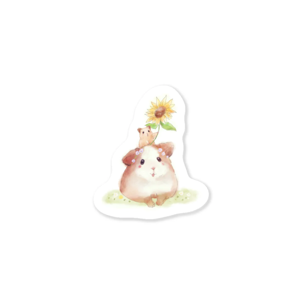 鼠兎はむ🐹のもるはむの休日 Sticker