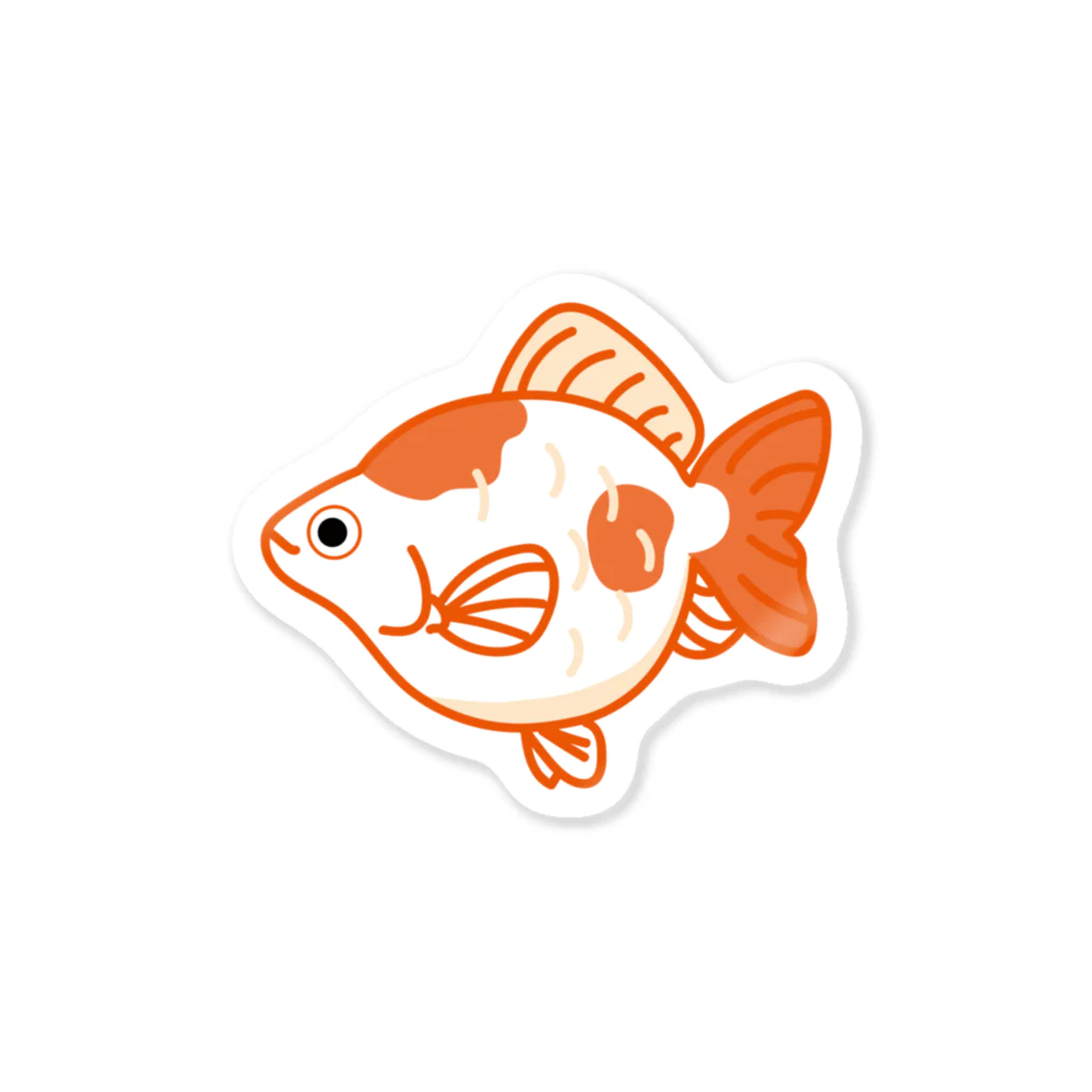 piccolo-acquarioの金魚「福だるま」 Sticker