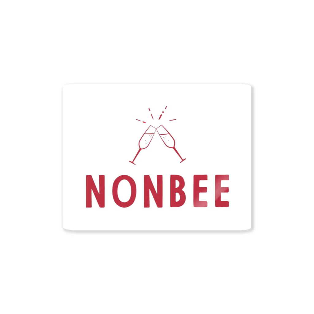 hat👟のNONBEE ステッカー