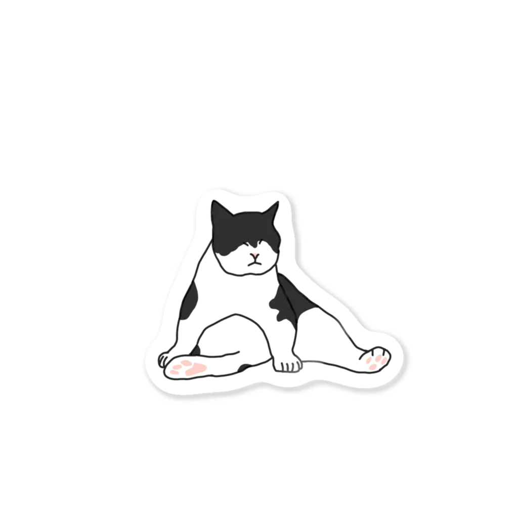 あっきょん(旧たもちゃん)のふてぶてしい猫 Sticker