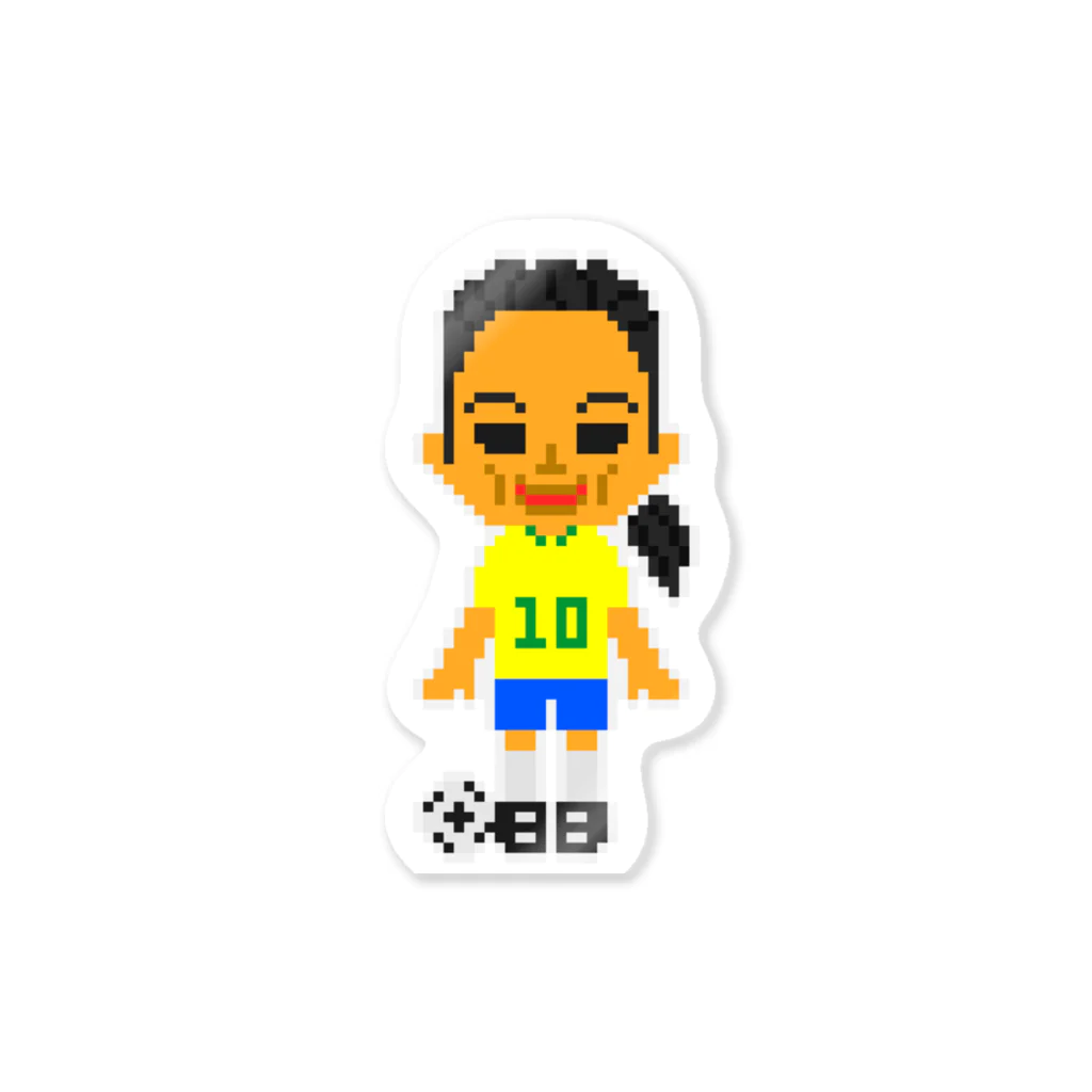 みっちの[ドット絵] サッカー選手 Vol.008 Sticker