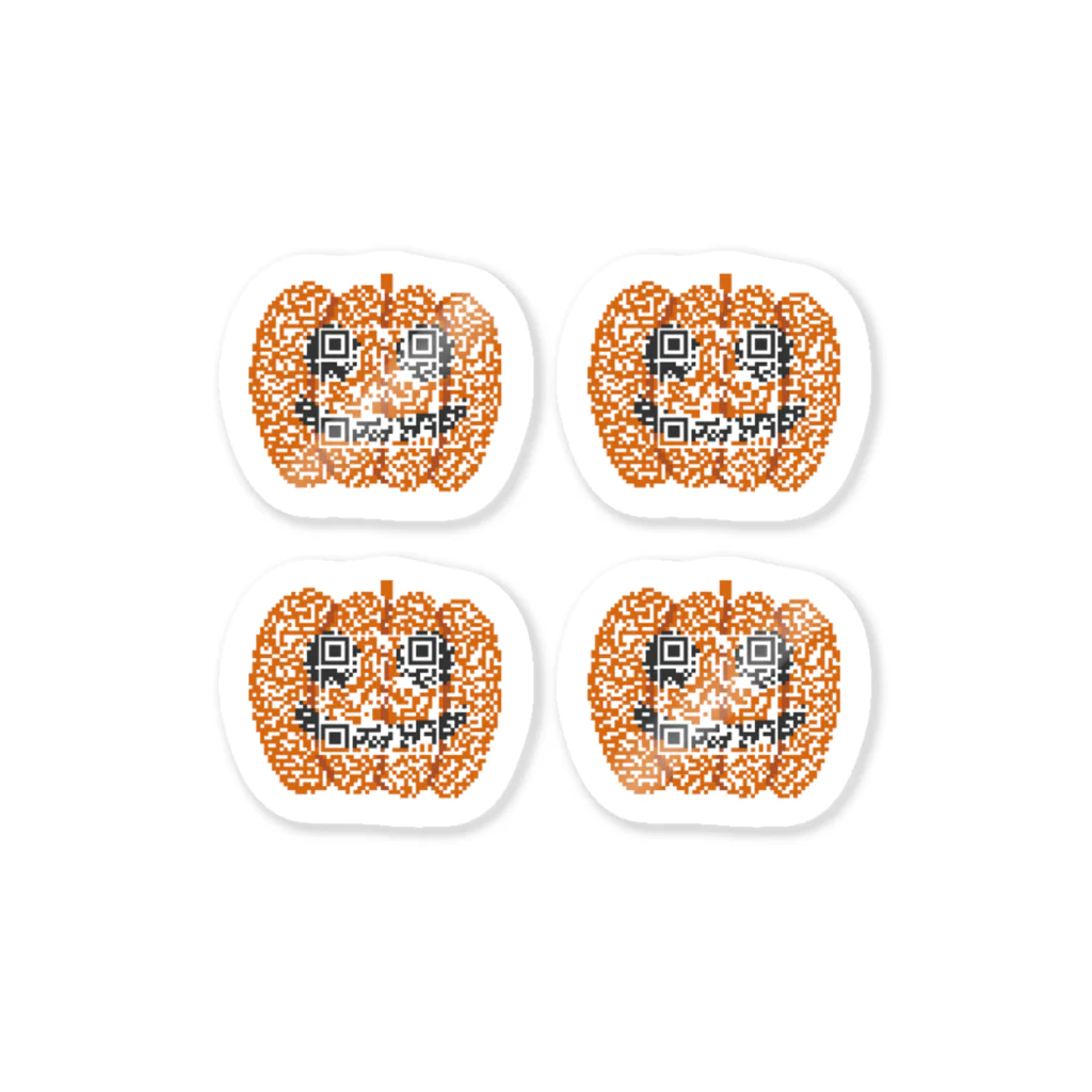 irodoruhanaのハロウィンかぼちゃのステッカー Sticker