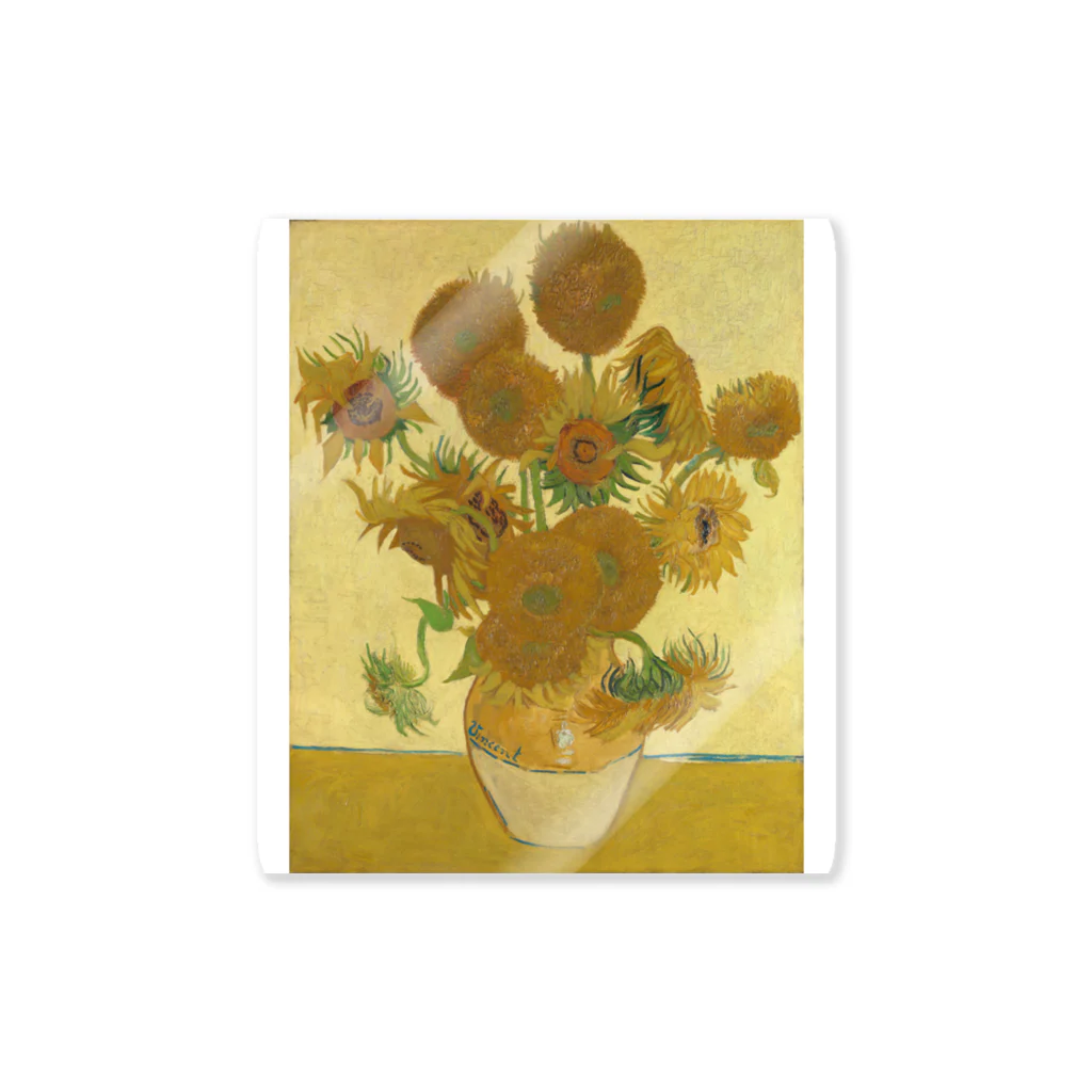 世界美術商店のひまわり / Sunflowers Sticker