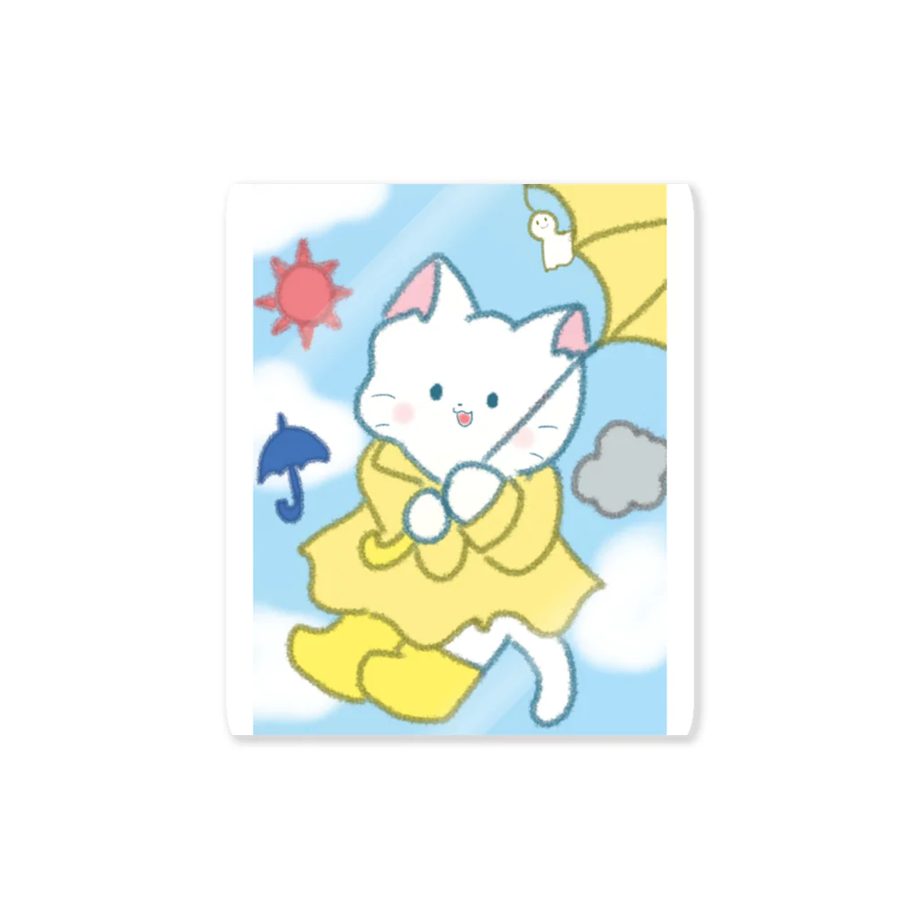 なくも/イラストレーターの気象予報ねこちゃん Sticker