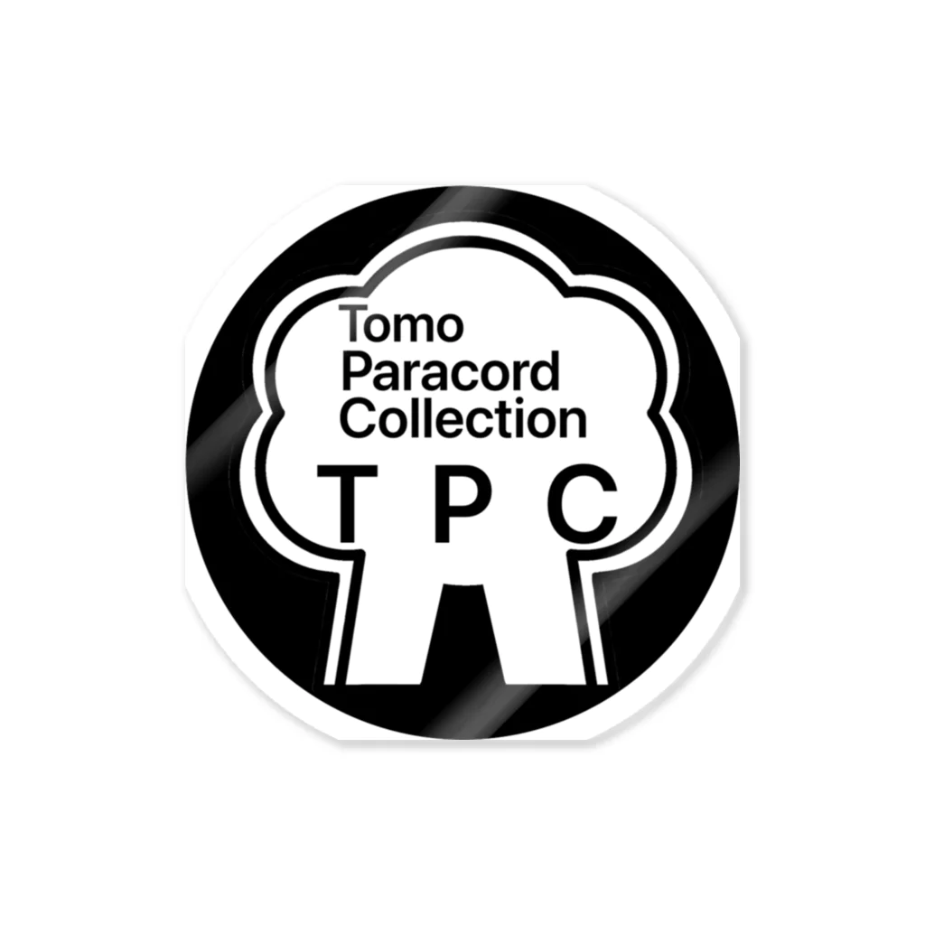 Tomo Paracord Collectionのt.p.c ロゴ ステッカー