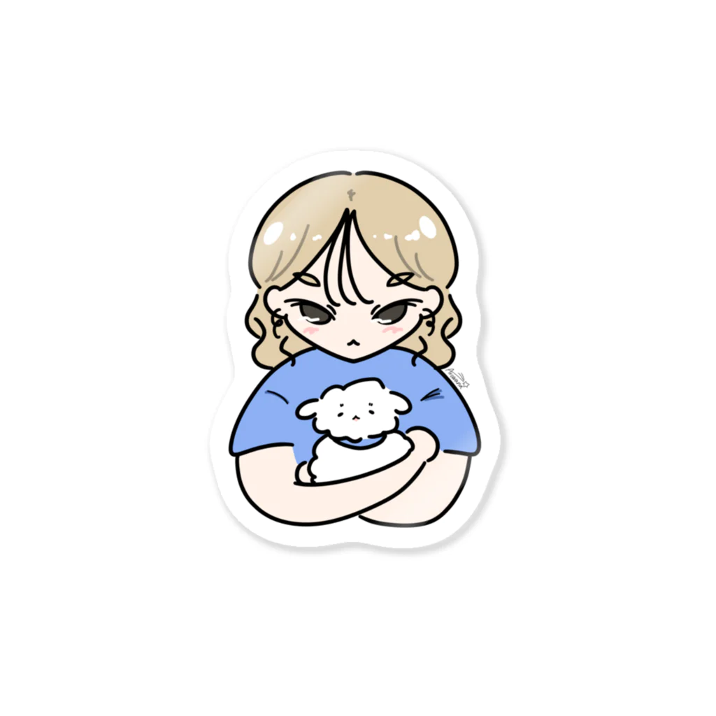 あろわなの水槽のかいぬしちゃん Sticker