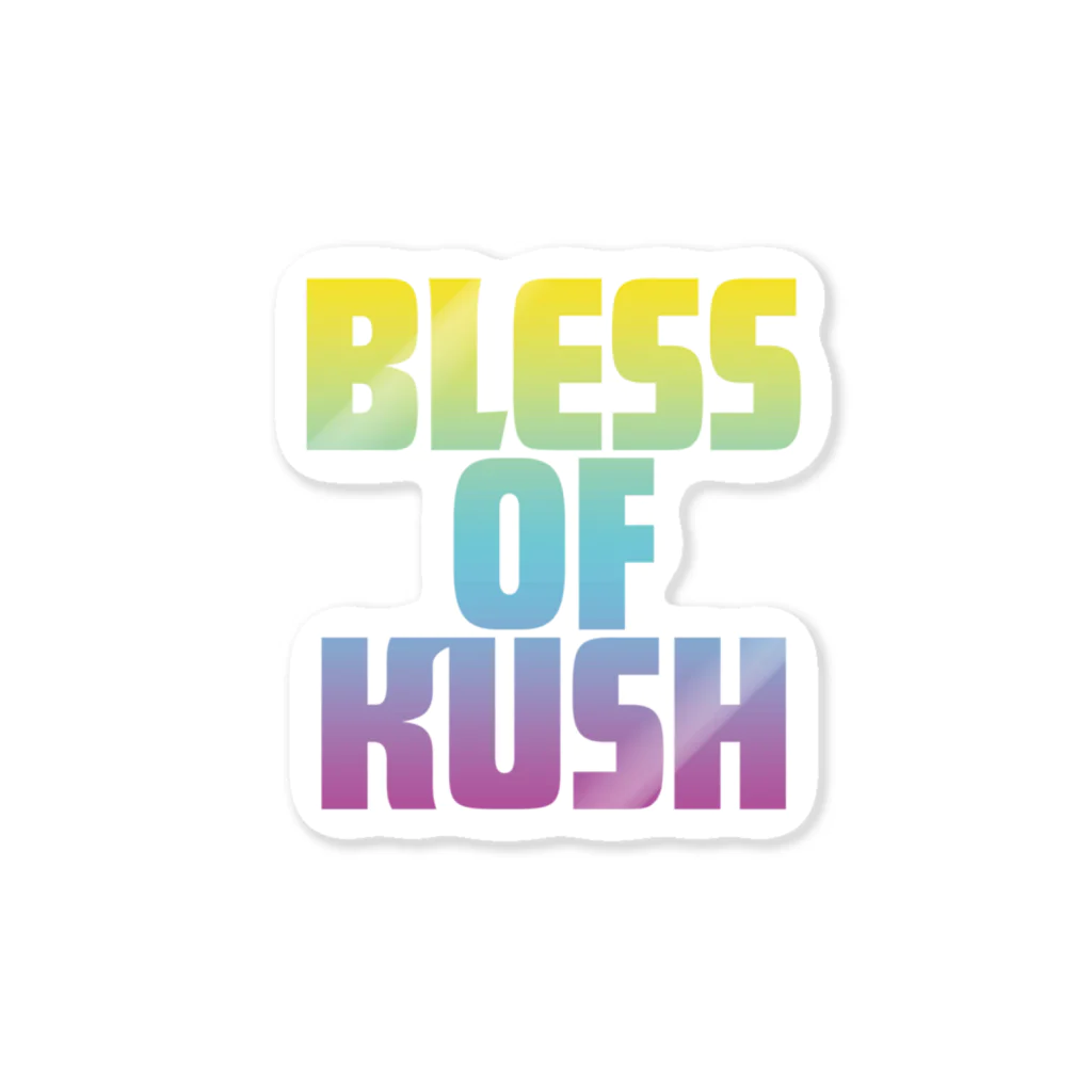 Fewrew フューリューのBLESS OF KUSH ステッカー