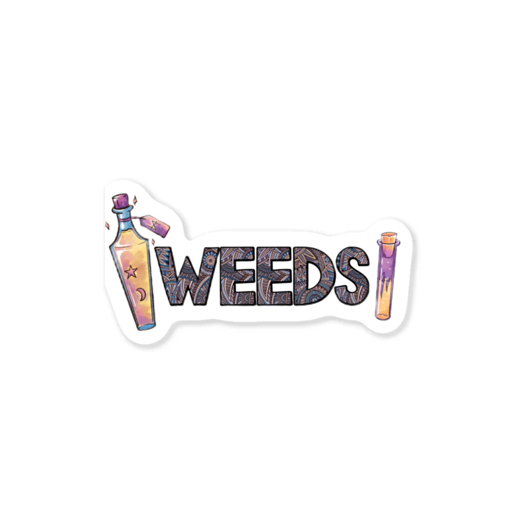 薬草専門店WEEDSのエスニックWEEDS ステッカー