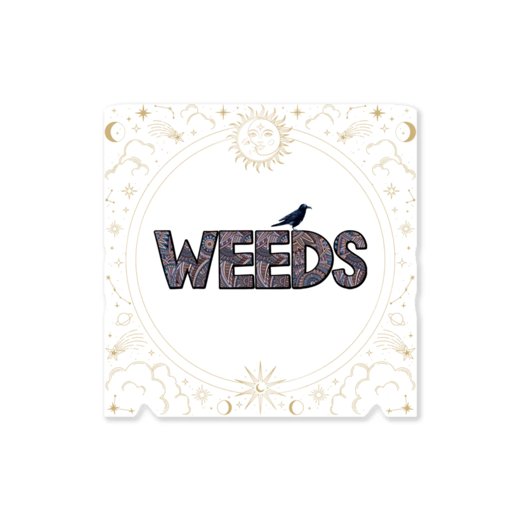 薬草専門店WEEDSのオリエンタルWEEDS Sticker