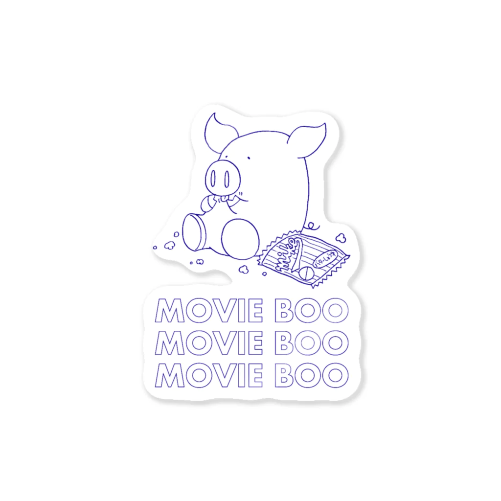 MOVIE BOOのMOVIEBOO ステッカー