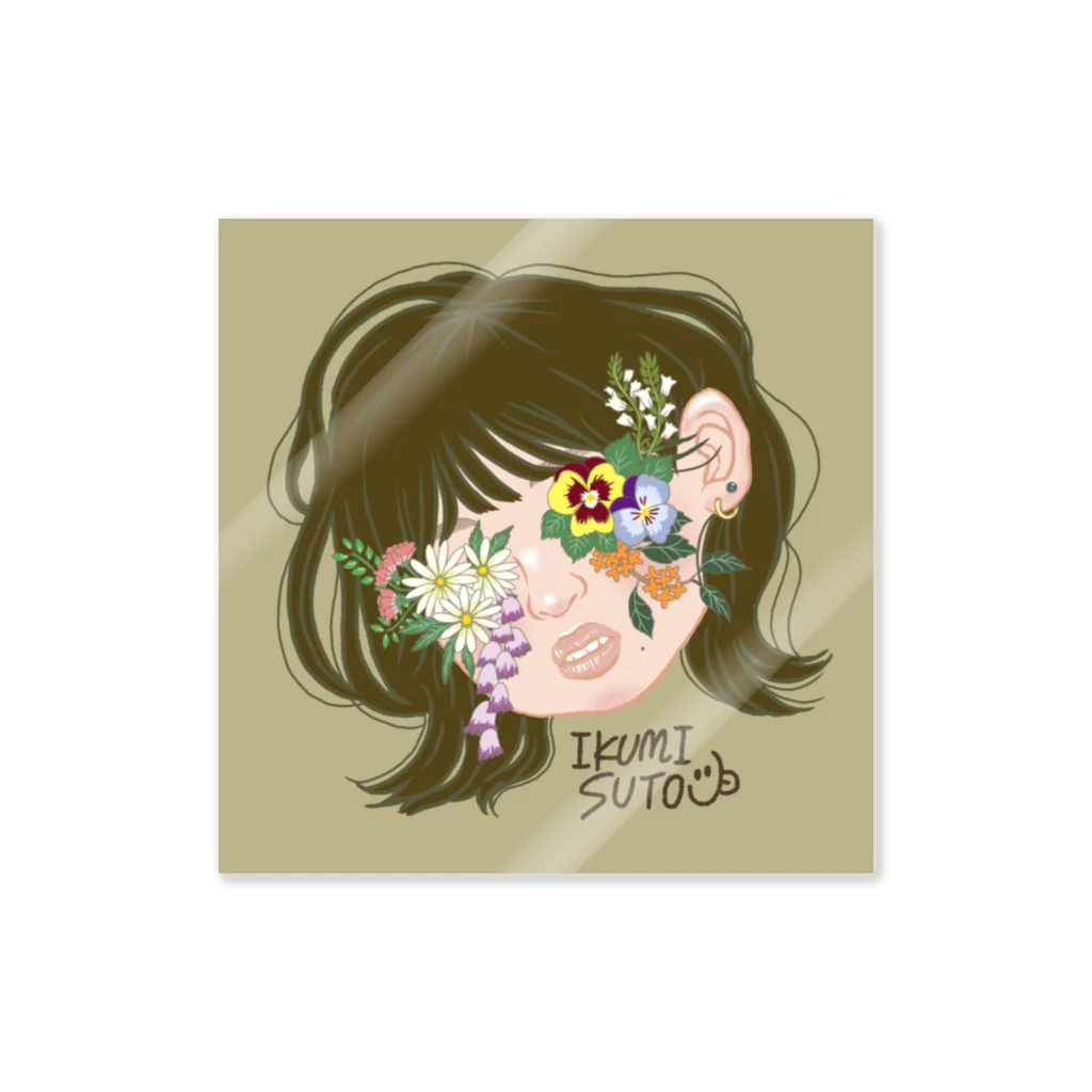 IKUMIの花 Sticker