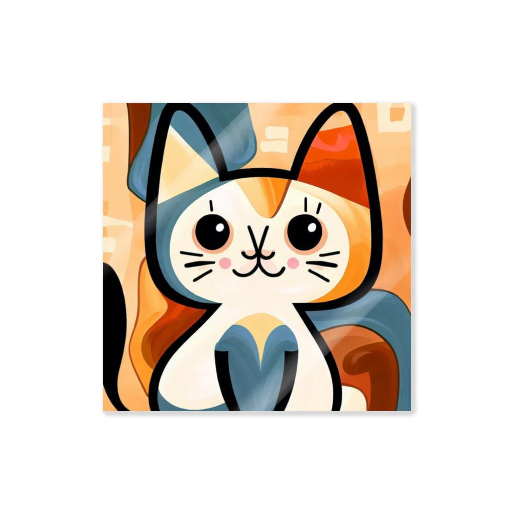 T2 Mysterious Painter's ShopのMysterious Cat Sticker