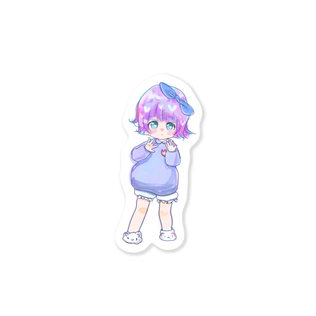 ぽよにゃんのわぁ〜 Sticker